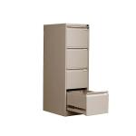 خزانة ملفات 4 أدراج  حديد بيج وودي