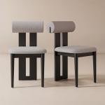 لووب كرسي رمادي وودي