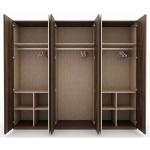 هيبي دولاب ملابس 6 أبواب بيج وودي