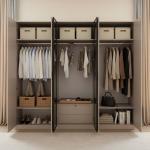 هزال دولاب ملابس 6 أبواب وودي