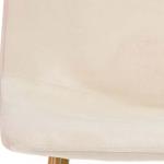 ميلانو كرسي كريمي مخمل