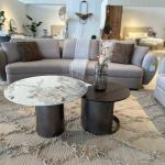 بولو طاولة شاي 2 قطعة وودي