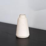 فازة سيراميك صغيرة كريمي وودي