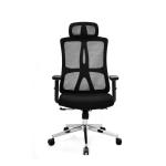 ألتيرا كرسي مكتب شبكي بمسند للرأس وودي