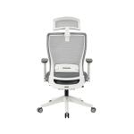 هاردي كرسي إداري شبكي رمادي بمسند رأس