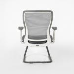 هاردي كرسي زوار شبكي رمادي