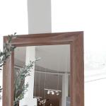 ألما مرآه بإطار خشب 185*110 سم وودي