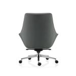 كلاسي كرسي مكتبي بيج بمسند ظهر متوسط وودي