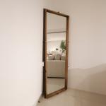 مرآة ريفيان 187*65 سم وودي