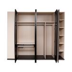 بيلا دولاب ملابس بيج- 6 أبواب وودي