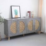 نيارا بوفيه خشب رمادي