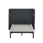 تريند سرير كحلي قماش 120×200 سم وودي