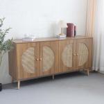 نيارا بوفيه خشب بني فاتح