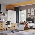 سولد سرير قابل للانزلاق 90*190 سم وودي