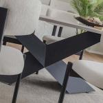 بيلا طاولة طعام 8 أشخاص 220 سم بدون كراسي وودي