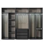 نيو لاين دولاب 6 أبواب وودي