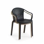 ميتا كرسي أنيق للحدائق والمقاهي