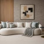 سبيندر طاولة خدمة بقاعدة باللون النحاسي المعتق وودي