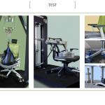 نيتشر كرسي مكتب أسود دوار متحرك بدون مسند رأس وودي