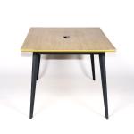 ناقو طاولة اجتماع 200 سم رمادي وودي