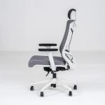 نيتشر كرسي مكتب رمادي دوار متحرك بمسند رأس وودي