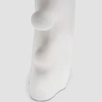 فازة ستريم لاين أبيض وودي