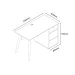 الارا مكتب 120 سم وودي