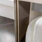 دانتي غرفة نوم 200×200 كريمي 6 قطع وودي