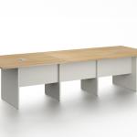 نيرا تمديد طاولة اجتماع وودي