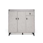 ريف دولاب أحذية رمادي 7 أرفف