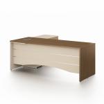 نيو نيرا مكتب 200 سم بني وودي