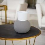 فازة سيراميك أنيقة وودي