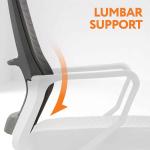 كرسي مكتب شبكي بمسند للرأس وودي