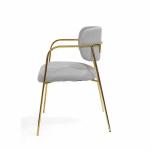 مارلو كرسي رمادي فاتح