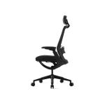 رولي كرسي مكتب مريح مع مسند رأس وقاعدة متحركة