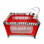 هابي زون محبس أطفال شبكي بعجلات وودي