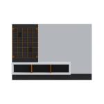 تريند تسريحة مع مرآه أسود-أبيض وودي