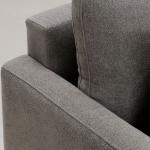 طقم كنب ليدز رمادي وودي