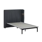 تريند سرير كحلي قماش 120×200 سم وودي