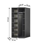 نيو لاين دولاب زاوية وودي