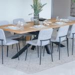 ثولان طاولة طعام 8 أشخاص بدون كراسي وودي