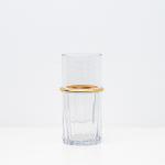 فازة بحزام ذهبي صغيرة وودي