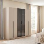 هزال دولاب ملابس 6 أبواب وودي