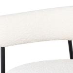 كليو كرسي أبيض وودي