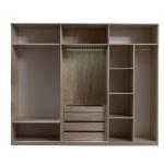 دانتي دولاب ملابس 6 أبواب وودي