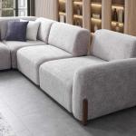 فيولا طاولة جانبية بيج وودي