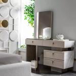 دانتي غرفة نوم 200×200 كريمي 6 قطع وودي