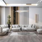 نافيتا كنب فردي رمادي دوار وودي