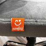 سولد كرسي غرفة أطفال مخمل بني فاتح وودي