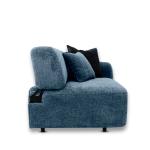 فيولا كنب يد يمين فردي أزرق وودي